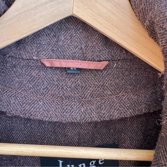 Junge Rust Jacket Size XL With Hood Lined - Picture 4 of 16